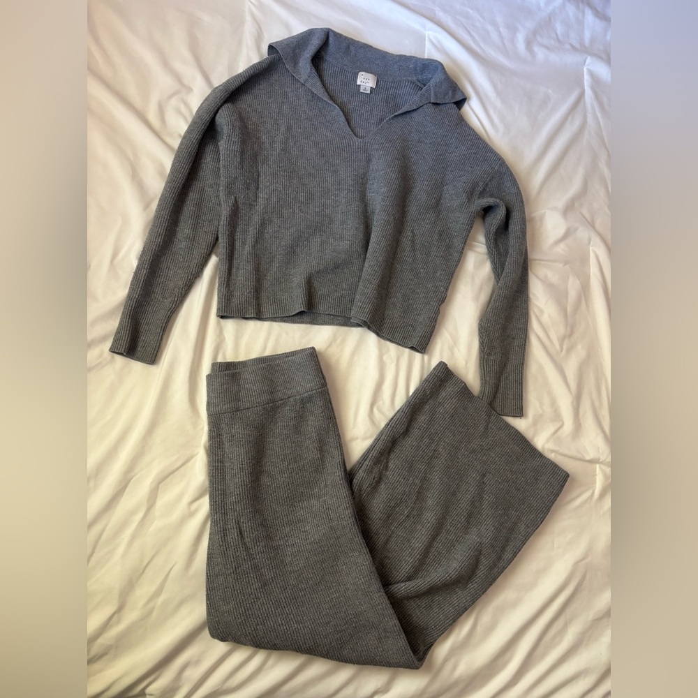 A new day gray sweater set
